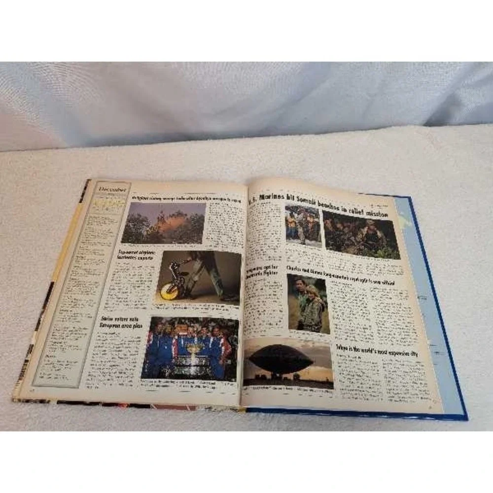 Chronicle of the Year 1992 Yearbook Photo Journal Hardcover Book